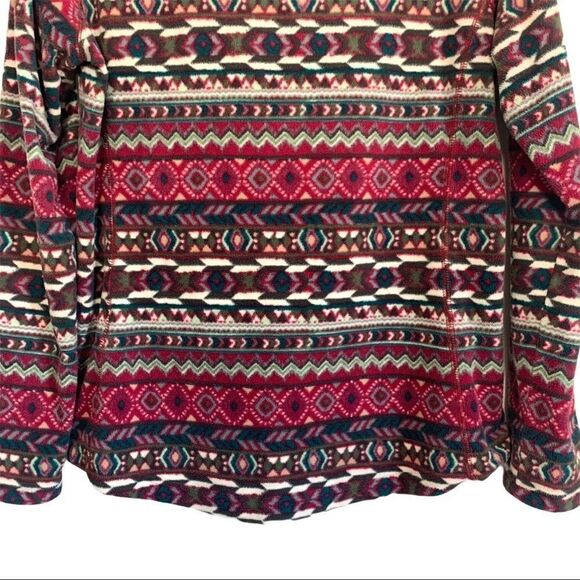 Woolrich Aztec Print Half Zip Fleece Pullover - Picture 8 of 8